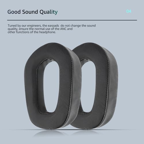 Reemplazo Almohadillas Auriculares Gel Refrescante para Logitech G435 Lightspeed Inalámbrico, Material de Espuma Aislante Acústica Cómoda (Negro) miniatura 6