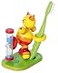 Hess Holzspielzeug 14521 - Zahnputzuhr aus Holz für Kinder, Serie Katze, inkl. Zahnbürstenhalter und drehbarer Sanduhr, handgefertigt, zur täglichen Nutzung beim Zähneputzen