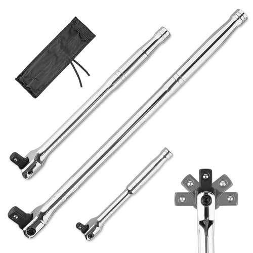 3-Pack Heavy Duty Breaker Bar Set (6-15 inch)