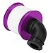 Price comparison product image Drfeify RC Air Filter, Universal Alloy RC Car Air Filter Remote Control Sponge Large Intake 1: 10 RC Air Filter Accessory (Purple)