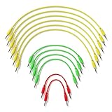 Bundle sets of 12 cables with different colors and lengths Mono Modular Patch Cables - 2 x TS 3.5 mm (1/8" - 1/8 inch) Suitable for your Eurorack modular synthesizer, or other general patching duties, where a mono 3.5mm cable is needed Fully molded p...
