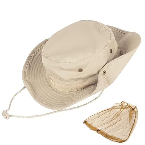 Image of Sun Hats for Men Women Bucket Hat UPF 50+ Boonie Hat Foldable UV Protection Hiking Beach Fishing Summer Safari