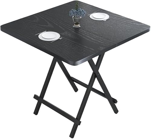 AZIEBAYダークブラウンの丸型折りたたみダイニングテーブル。2/3/4人用。木目調で組み立て不要。お手入れ簡単。省スペース。リビングルーム、キッチン、ダイニングルーム、アウトドア、キャンプなどに最適です。