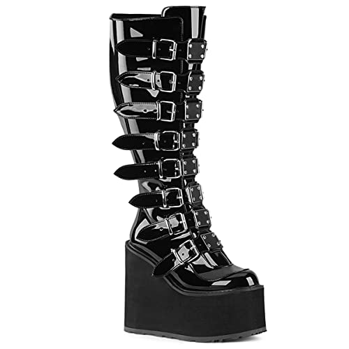 Demonia Women's Swing-815WC Knee-high Boots