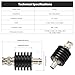 10Watt BNC RF Coaxial Attenuator, DC-3GHz 50 Ohm, High Power Precision Signal Control for RF Lab/Communication Systems/Test Equipment (3dB)