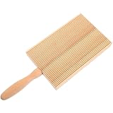 MUSISALY Gnocchi Brett Pasta Brett mit Struktur für Garganelli Pasta und Hausgemachte Teigformen Küchenhelfer in Khaki