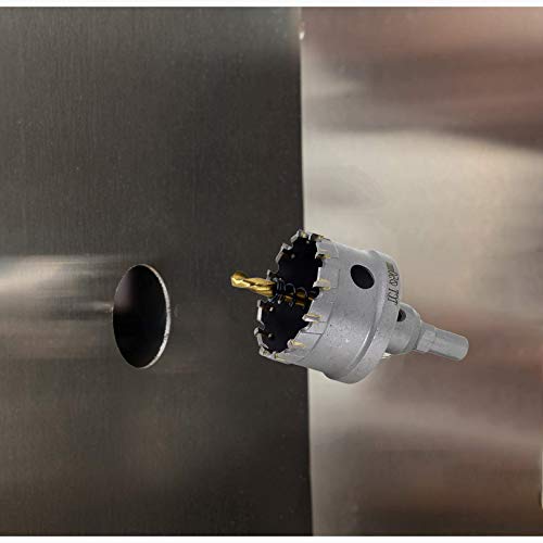 Tct Hole Saw Set, 10 Pcs Carbide Hole Saw Kit(5/8”- 2-1/8”) With Titanium Plated Center Drill For Stainless Steel, Metal, Iron, Wood With Storage Case #TOP2