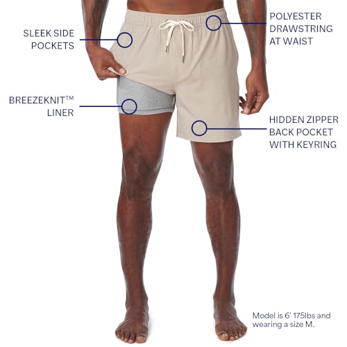 Fair Harbor The One Short –– Men's All-Purpose Athleisure Short, 6-inch Inseam with Liner –– Flexible, Quick-Drying3