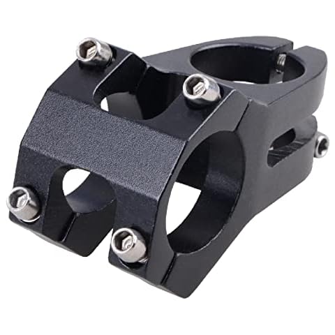 YAPJEB 31.8 Stem 40mm Bike Handlebar Stem MTB Stem Suitable for Mountain Bike Road Bike BMX MTB (31.8 x 28.6mm - Black) Cover