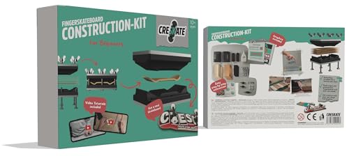 Creskate - FINGERSKATE Building Kit, One Size, Wood