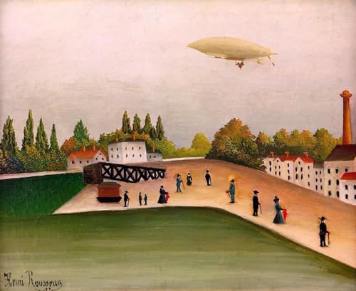 Impression prints toile Henri Rousseau pour habiller un mur vide de grand salon