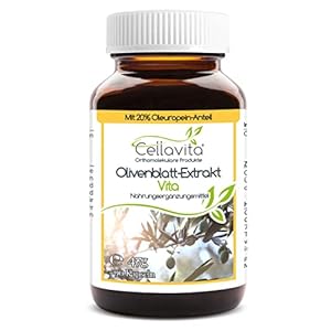 Cellavita Olijfblad-extract Vita met 20% oluropein (extract van Spaanse olijfbladeren) | 90 capsules