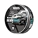 WEICA Car Wax Black Solid for Black Cars, Carnauba Car Wax Kit Cleaner, Car Waxing Scratch Resistance Auto Ceramics Coating 180g with Free Waxing Sponge and Towel-Black