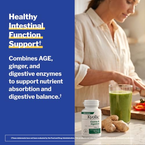 Image of Wakunaga - Kyolic, Aged Garlic Extract, Candida Cleanse & Digestion, Formula 102, 100 Vegetarian Caps