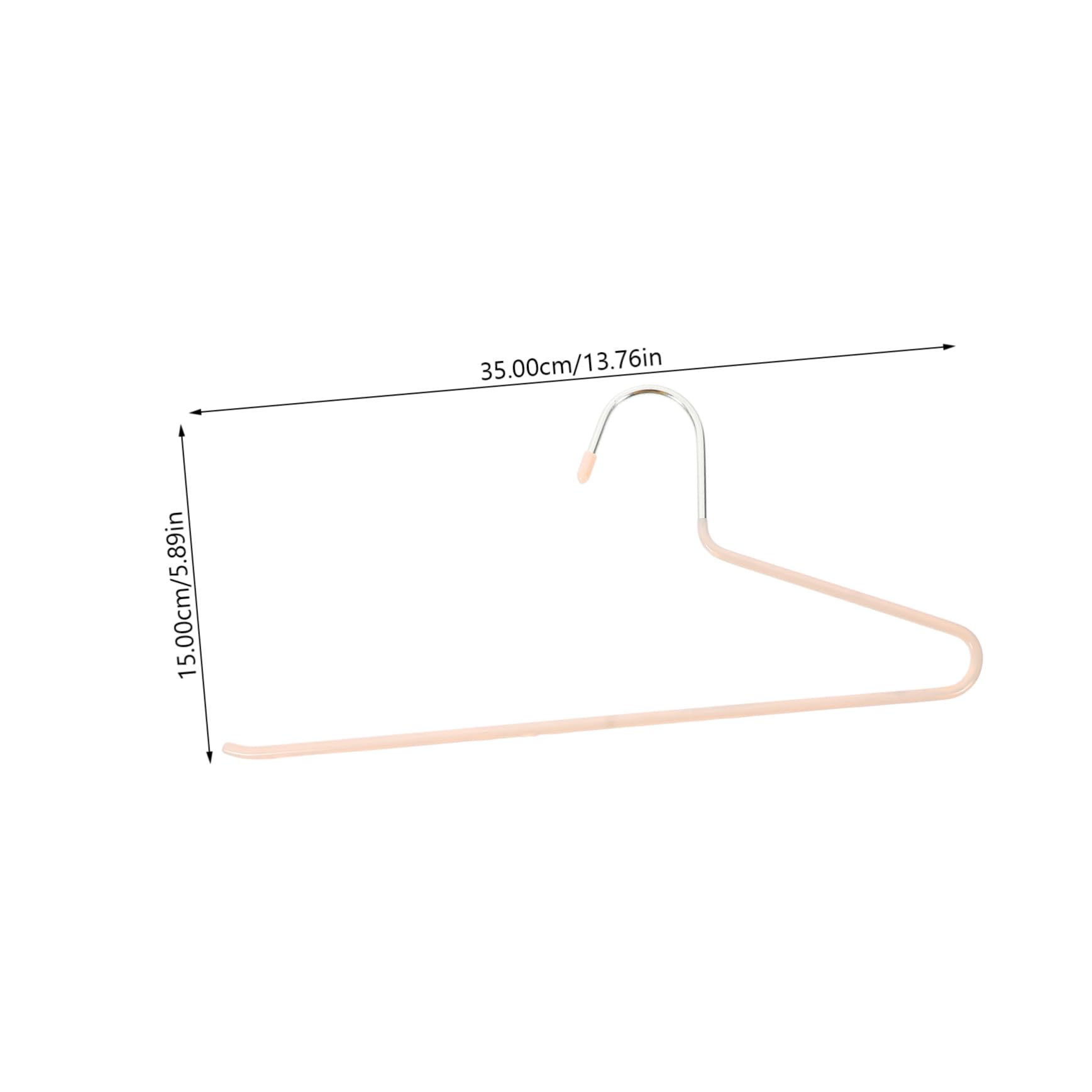 Cabilock 6Pcs Open Ended Multi Function Pants Hangers Space Saving Closet Organizer for Jeans Skirts and Scarves Construction Easy to Use and Store Home Clothes Hangers