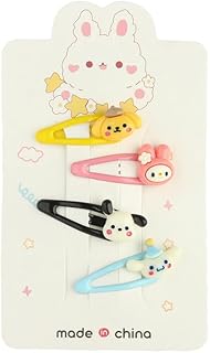 مشابك شعر بلاستيكية 4 قطع للبنات - متعددة الألوان 2