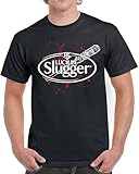 Lucille Slugger Mens T Shirt Negan Zombie Walking TV Show Dead Saviors Retro 3XL Black