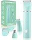 Intimrasierer für Frauen, Rasierer Damen Elektrischer, Rasierer Intimbereich, Damenrasierer Elektrisch, Trimmer Damen, Aufladbar, Wasserdicht für nass und trocken, Grün
