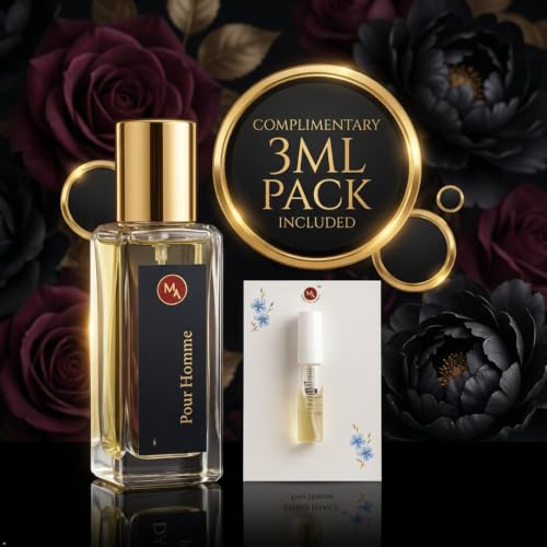 Image of MYSTIC AURA Ember Dance Pour Homme | Eau de Parfum for Men | 20 ml | Spicy Aromatic Fragrance | Long Lasting Luxury Scent | Vegan & IFRA Compliant