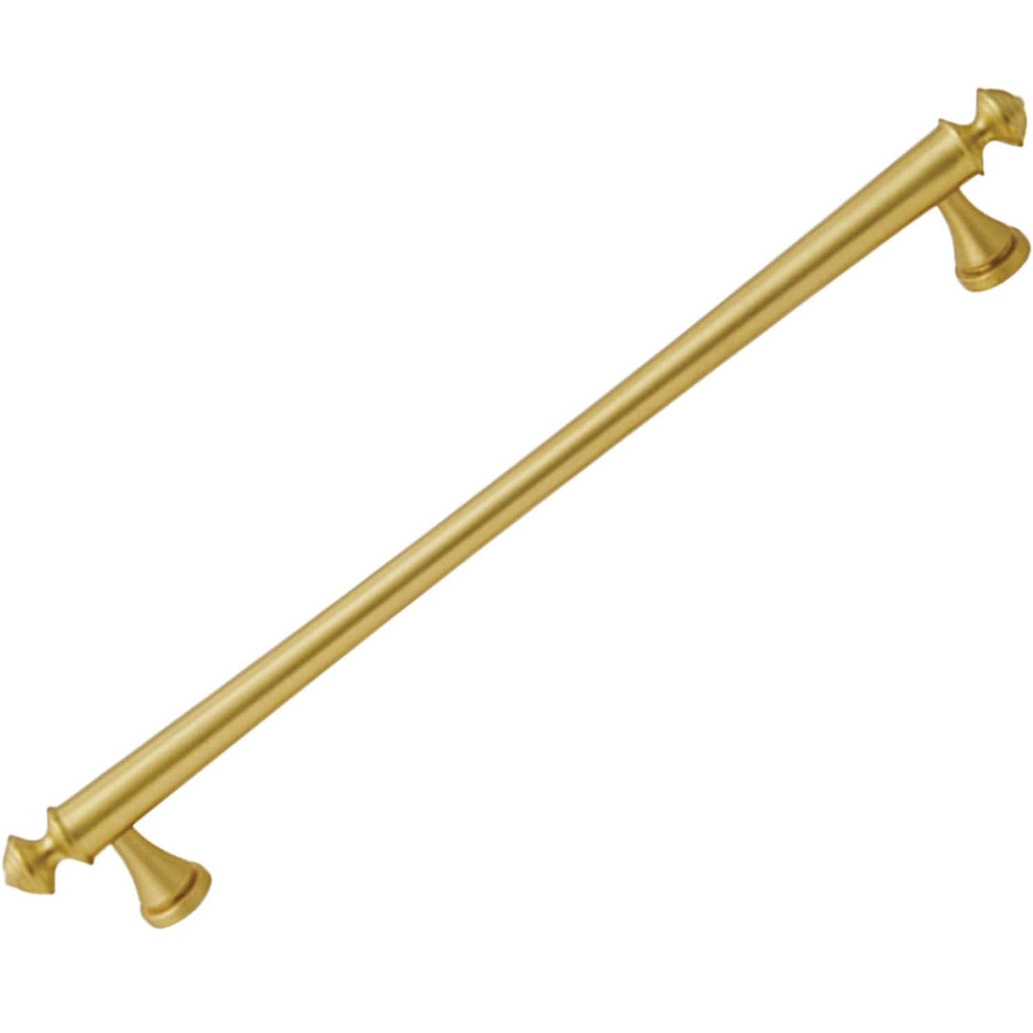 Poignée de porte en cuivre doré 192mm avec vis pour armoire et tiroir de salon
