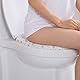 ZKGYUS 10 Stück Einweg Toilettenauflagen, Größe 40 x 48 cm Toilette Auflage, Einweg Toiletten Sitzbezug WC-Sitz Matte Toilettenpapier Pad für Einkaufszentren, Krankenhaus, Büro