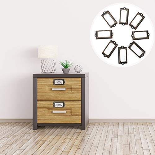 ULTECHNOVO 30 Peças de Ferro Antigo Moldura Titular Do Cartão Copo Puxar Alça Gaveta Caixa Estante P