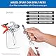 8 Stück Airless Spray Gun Filter 3 Typen Filterelemente für Airless-Sprühgeräte 60 Maschen Sirless Filter Filterset Hitzebeständig Spritzpistole Filter fur Gr-aco 695 795 1095 usw.