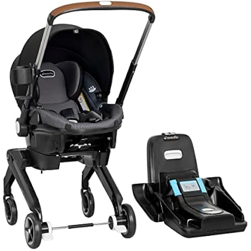 Shyft DualRide with Carryall Storage Infant Car Seat and Stroller Combo (Boone Gray)