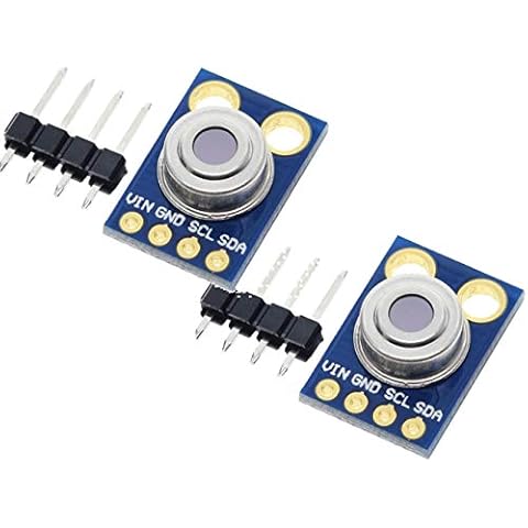 TECNOIOT 2pcs GY-906 MLX90614 non-contact Infrared Temperature Sensor Module MLX90614ESF Cover