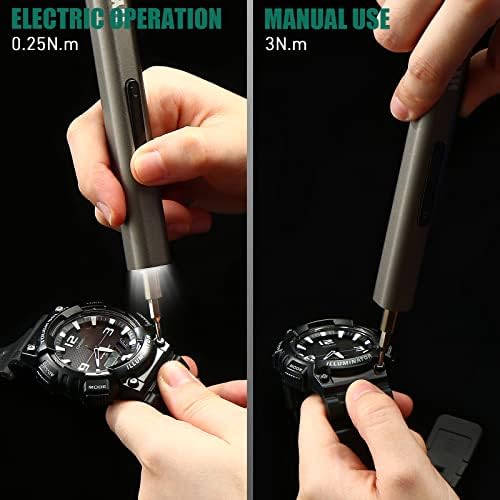 Precision Screwdriver Set, HYCHIKA 67 in 1 Electric Mini Cordless Screwdriver LED Lights USB Rechargeable Magnetic Drill Bits Multipurpose Portable Repair Tools for PC Camera Phone Drone Game Console