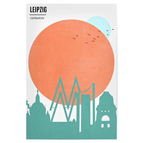 artboxONE Poster 30x20 cm Leipzig Städte Leipzig Sunrise - Bild