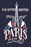  Our Notable Memories From Visit PARIS: journal ( note book ) 6x9 , Contains 120 pages , paperback cover MATTE