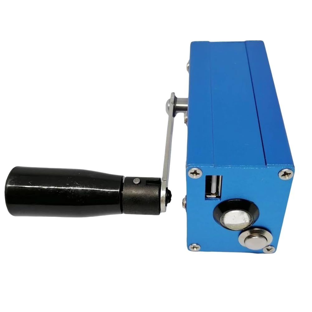 Générateur à Manivelle Portable D'Extérieur, Chargeur de Survie D'Urgence Multifonction pour Téléphone Portable, Ordinateur Portable, Dynamo 3 W