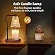 seenlast Kerzenwärmer Lampe, Duftlampe mit Timer und Dimmer, Elektrischer Kerzenwärmer Lampe, Vintage-Kerzenwärmer für Duftkerzen im Glas, Zuhause, Schlafzimmer, Dekoration