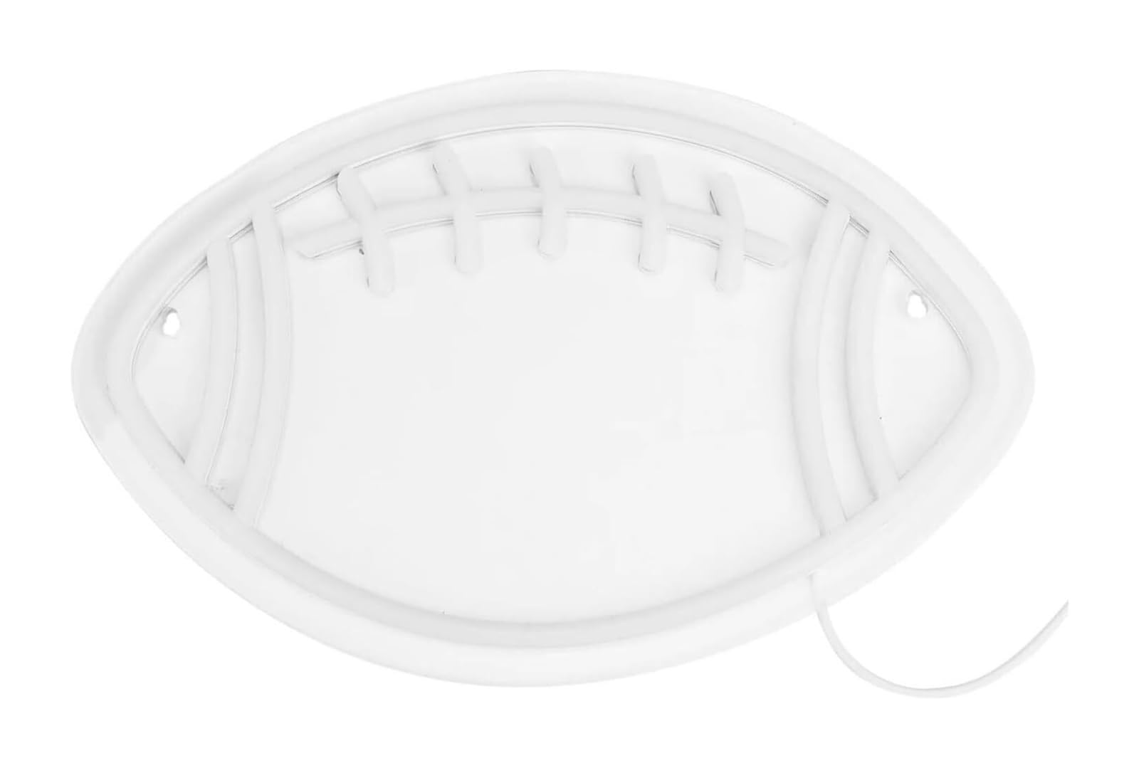 Generico Per insegne al neon Decorazione per feste Rugby per Forma di calcio LED(Giallo)