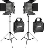 NEEWER NL660 Kit 2 Luci LED Video Bicolore con Cavalletto