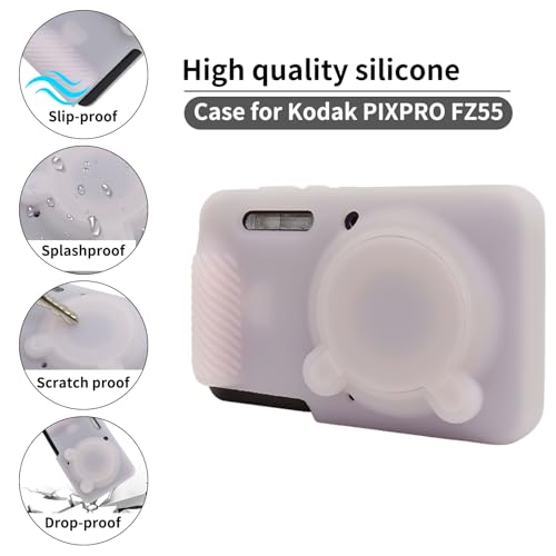 Funda de silicona para cámara Kodak PIXPRO FZ55 miniatura 3