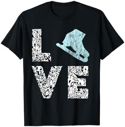 Ice Skating Lover Shoes Ice Skater Sport Figure Skating T-Shirt