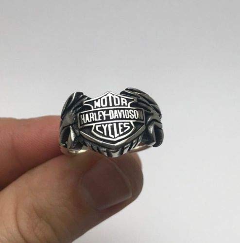 Turkish Jewelry Eagle and Lion Biker 925K Sterling Silver Men's Ring - Image 3