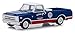 1968 Chevrolet C-10 Chevron Pickup Truck Blue and Red with White Top Running on Empty Series 7 1/64 Diecast Model Car by Greenlight 41070 C