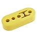 Price comparison product image Yellow 4 Holes Car Auto Muffler Exhaust Hanger Bushing 11cm Long