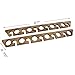Rush Creek Creations | Fishing Rod Holder for 11 Rods, Fishing Pole Holder for Garage Organization and Wall Storage, for Fishing Gear and Fishing Accessories (Vertical Fishing Rod Rack)