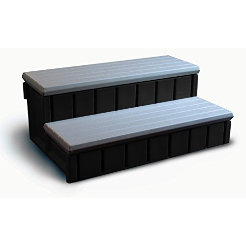 Confer Plastics Spa Step with Storage - Gray - Image 3