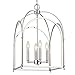Crystorama Lighting Group 513-SA_Ceiling Broche 3 Light 14" Wide Semi-Flush Drum Ceiling Fixture