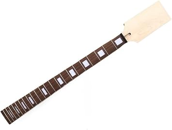 Bass Guitar Neck 22fret 30inch Maple Rosewood Fretboard Paddle Block Inlay