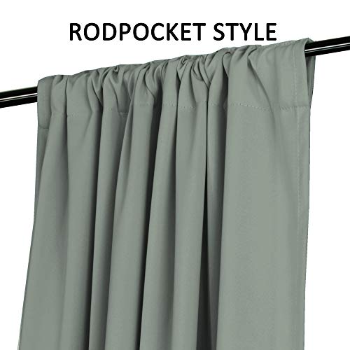 image for Turquoize Window Treatments Drapes Room Darkening Curtain Panels Back 