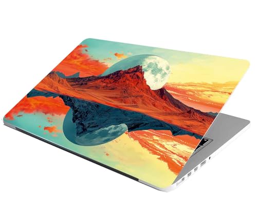 Image of Laptop Skin Stickers HD Quality Sticker for Laptops Upto 15.6 inch (Dustproof|Waterproof|Scratchproof|Reusable) - BE BR Mountain