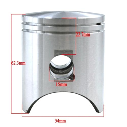 Kit piston et segment 54mm STD pour moto NSR250 P1 P2 P3 - 2