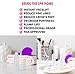Facial Cupping Set for Glowing Skin - Face Anti Aging Massage Reduces Fine Lines & Wrinkles, Instant Facelift, Boost Collagen Elastin & Oxygenate - Bonus Silicone Exfoliating Brush, Bring The Spa Home