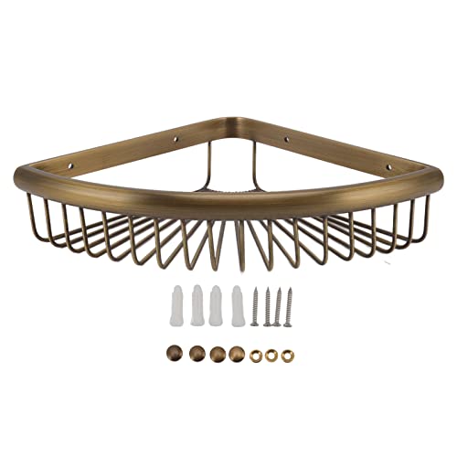 Ozgkee Vintage Bronze Corner Shelf Shower Caddy